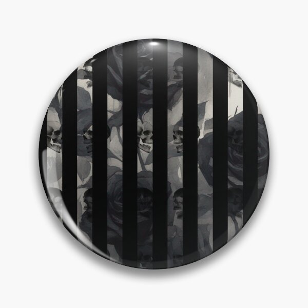 Item preview, Skull and Roses Gothic Pattern Hard black and white designed and sold by cr6zym1nd.