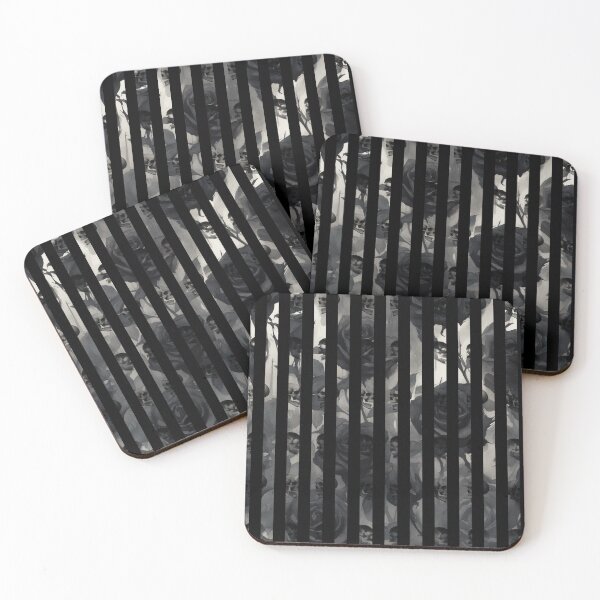 Item preview, Skull and Roses Gothic Pattern Hard black and white designed and sold by cr6zym1nd.