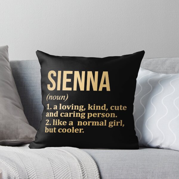 Item preview, Sienna Name Definition in Gold designed and sold by XCIV.