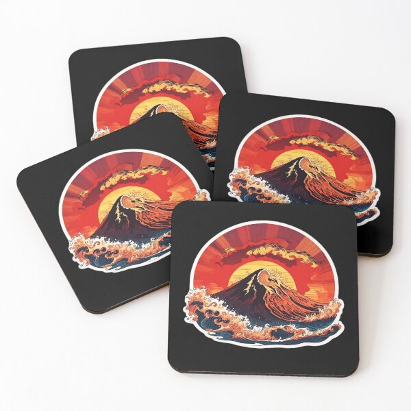 Item preview, Pirate Punk Volcano Eruption and Ocean in Hawaii designed and sold by NautiChic.