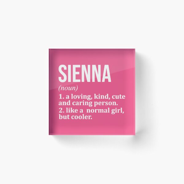 Item preview, Sienna Name Definition for Women designed and sold by XCIV.