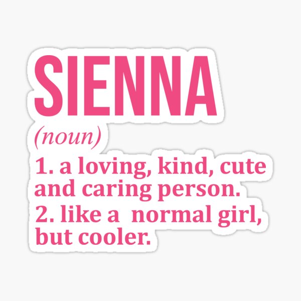 Item preview, Sienna Name Definition for Women designed and sold by XCIV.