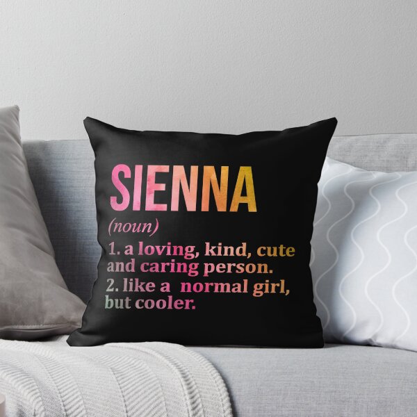 Item preview, Sienna Name Definition in Watercolor designed and sold by XCIV.