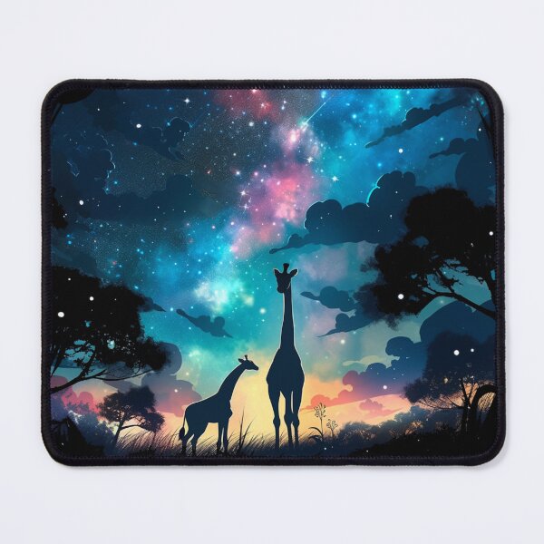 Item preview, Giraffe Starry Safari Night designed and sold by CleverboyDsgns.