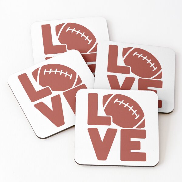 Item preview, love football designed and sold by itswallcraft.
