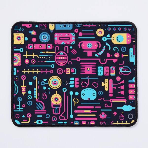 Item preview, Cute cyber seamless pattern  designed and sold by kimmychan3193.