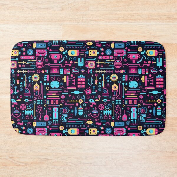 Item preview, Cute cyber seamless pattern  designed and sold by kimmychan3193.