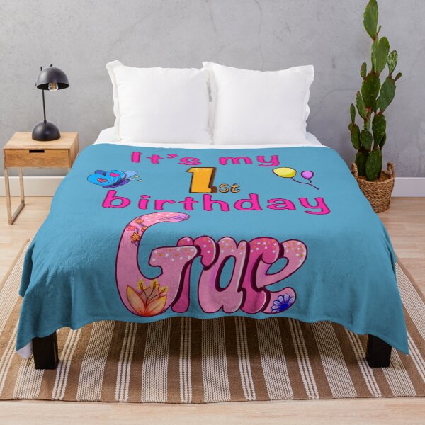 Item preview, Top 10 best personalized personalised name Grace 1st birthday designed and sold by Artonmytee.