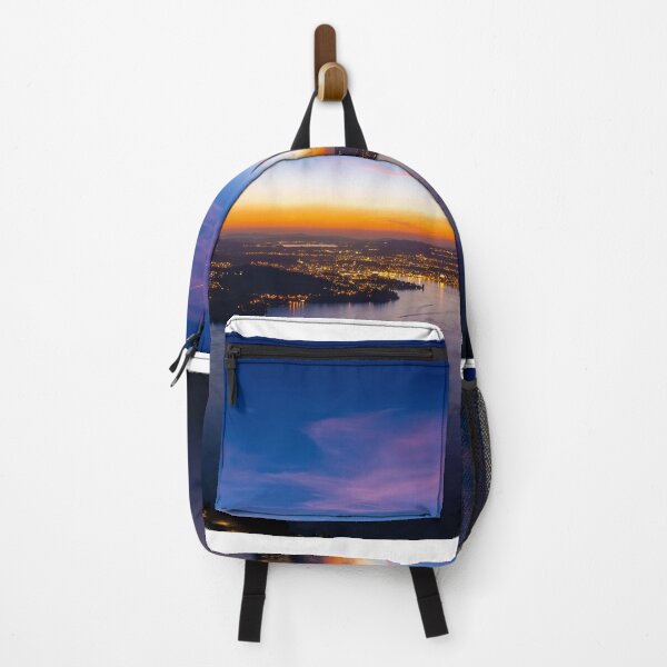 Item preview, Aerial View over Lake Lucerne and Mountain in Dusk designed and sold by Mats Silvan.