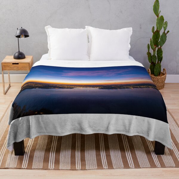Item preview, Aerial View over Lake Lucerne and Mountain in Dusk designed and sold by Mats Silvan.