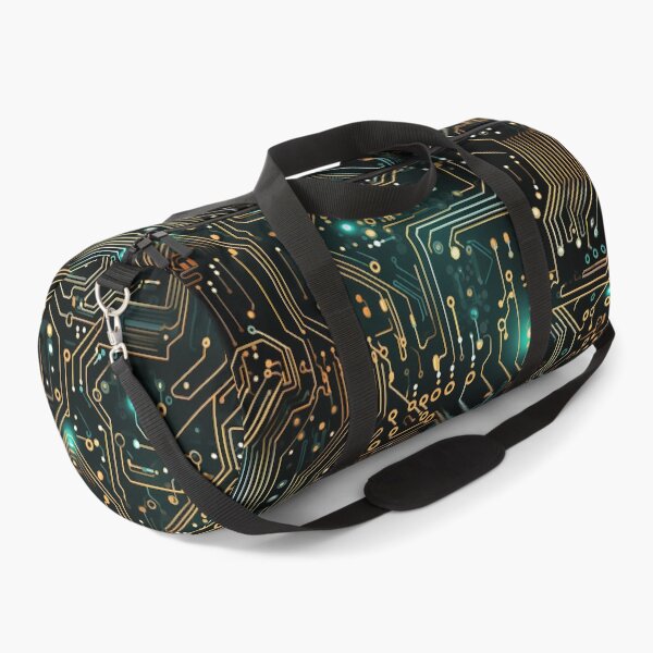 Item preview, Orange Electronic Circuit Board Repeating Pattern designed and sold by NikkofTime.