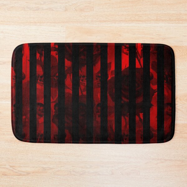 Item preview, Skull and Roses Gothic Pattern Hard Black and Red designed and sold by cr6zym1nd.