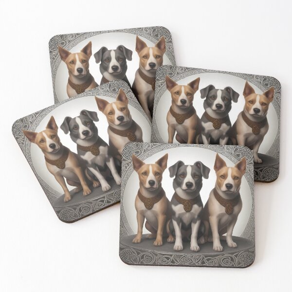 Item preview, three cute little dogs designed and sold by aledfychan.