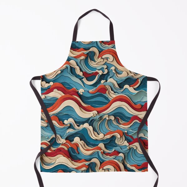 Item preview, Ocean waves seamless patterns designed and sold by RocketArtInd.