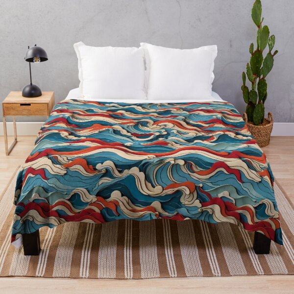 Item preview, Ocean waves seamless patterns designed and sold by RocketArtInd.