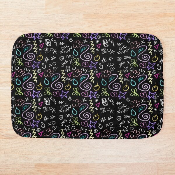 Artikelvorschau, BFF Doodles – Faux-Glitzer-Muster entworfen und verkauft von JillPillDesign.