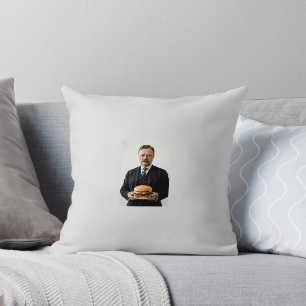 Item preview, Theodore Roosevelt cheeseburger ai generated designed and sold by ConClaviConDio.