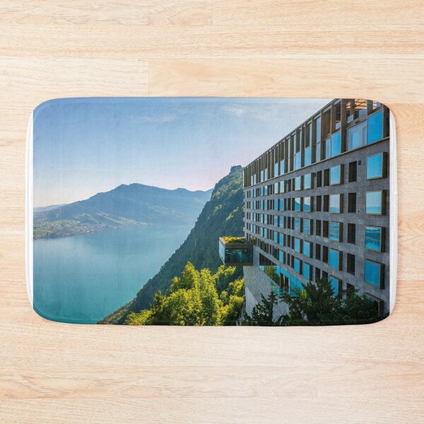 Item preview, Hotel Five Stars Bürgenstock over Lake Lucerne and Mountain designed and sold by Mats Silvan.