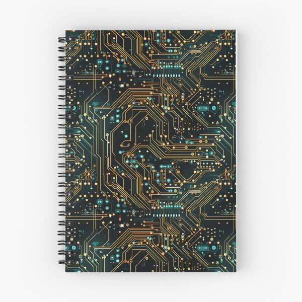Item preview, Technology Circuit Board Electric Repeating Pattern  designed and sold by NikkofTime.