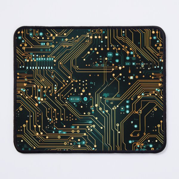 Item preview, Technology Circuit Board Electric Repeating Pattern designed and sold by NikkofTime.