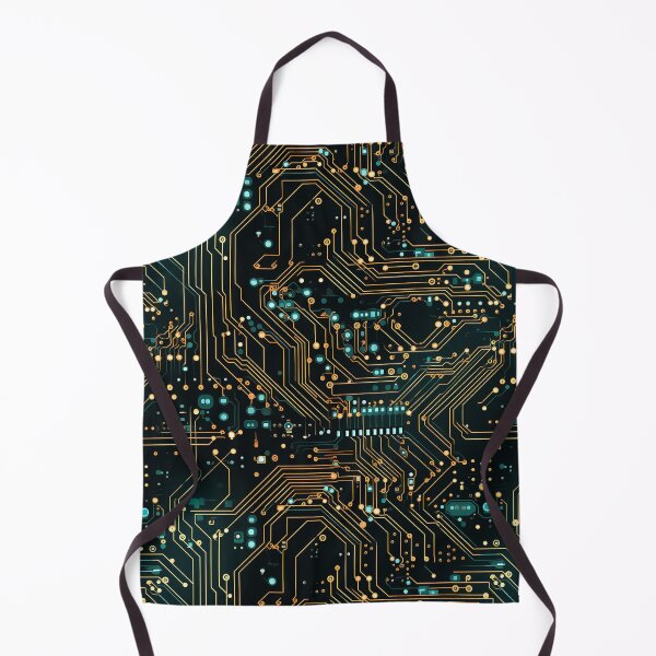 Item preview, Technology Circuit Board Electric Repeating Pattern  designed and sold by NikkofTime.