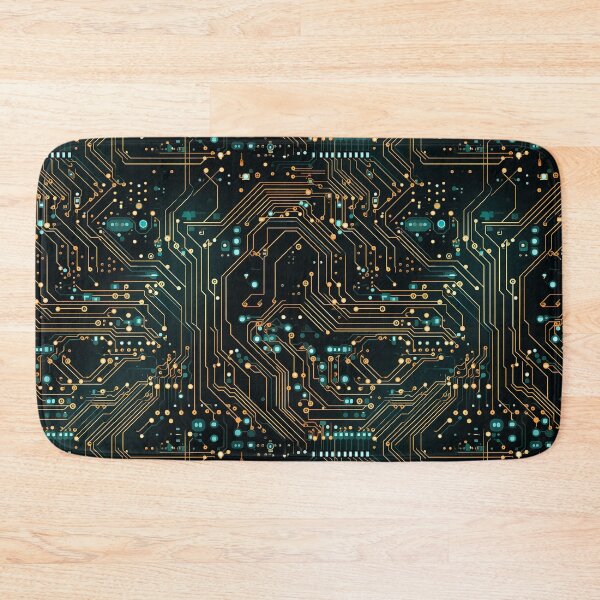 Item preview, Technology Circuit Board Electric Repeating Pattern  designed and sold by NikkofTime.