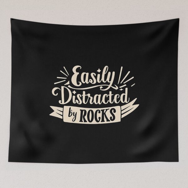 Item preview, Easily Distracted by Rocks designed and sold by NNisu.