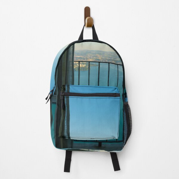 Item preview, Window View with Balcony over Lake Lucerne and Mountain designed and sold by Mats Silvan.