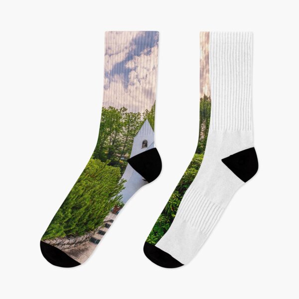 Item preview, Bürgenstock Church and Tree in a Sunny Summer Day designed and sold by Mats Silvan.