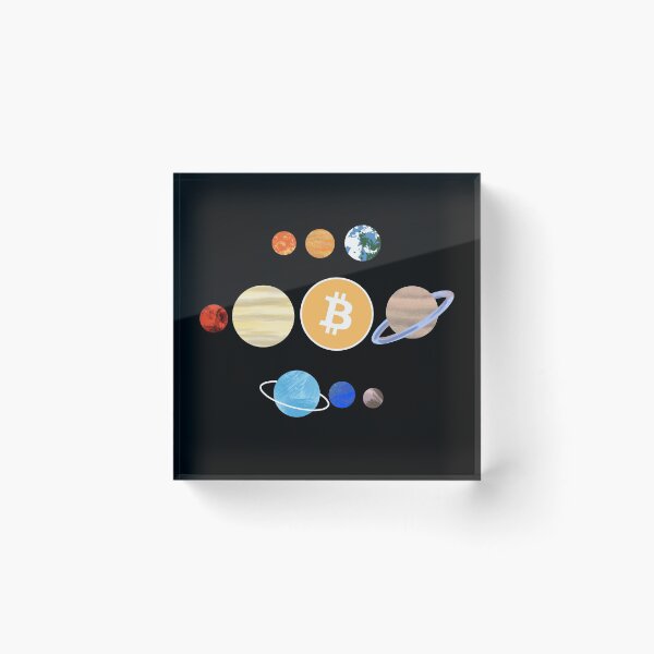Item preview, Planet Bitcoin shirt. Earth, Jupiter, Mars, Venus designed and sold by flexify.
