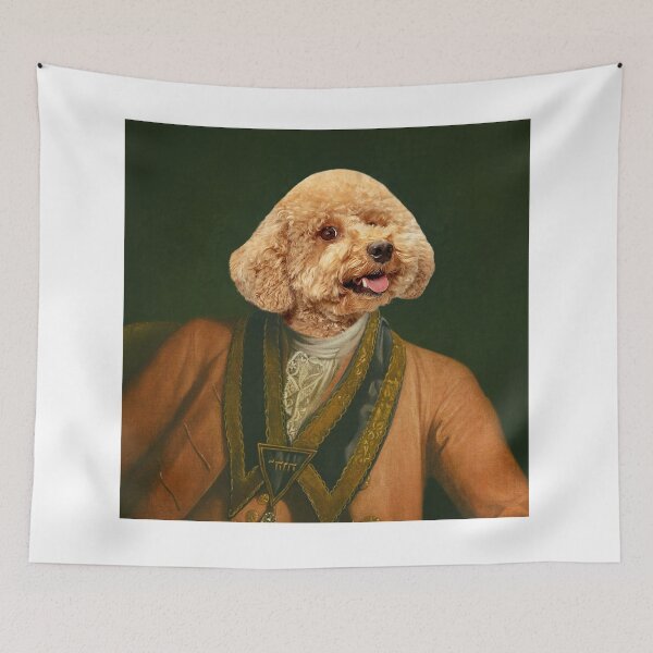 Item preview, Maltipoo Dog Renaissance Portrait_Poodle designed and sold by TeraiNB.