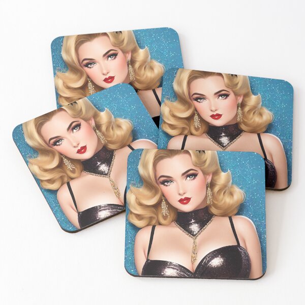 Item preview, Black Glitter babe designed and sold by DreamyPinups.