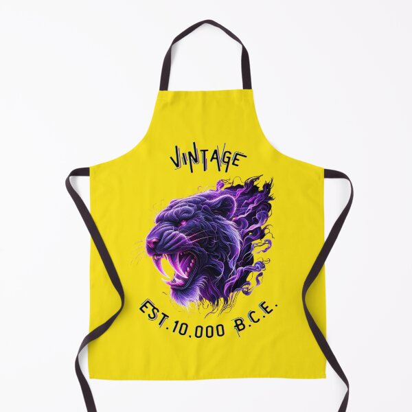 Item preview, Vintage Est. 10,000 BCE - Neon Purple Smoke Saber-toothed Cat designed and sold by Matt's Artificial Nature.