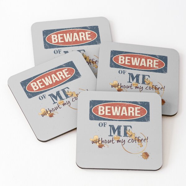 Item preview, Beware Of Me Without My Morning Coffee Fun designed and sold by Skizzenmonster.