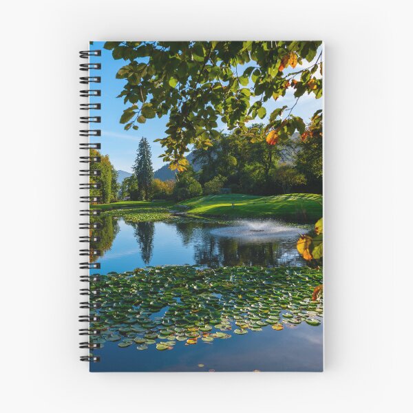 Item preview, Golf Course with Water Pond and Autumn Trees designed and sold by Mats Silvan.