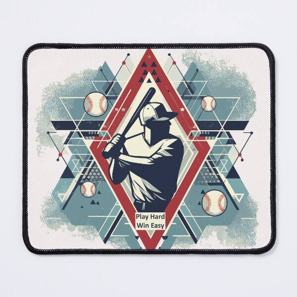 Item preview, Geometric baseball art designed and sold by gittuska11.