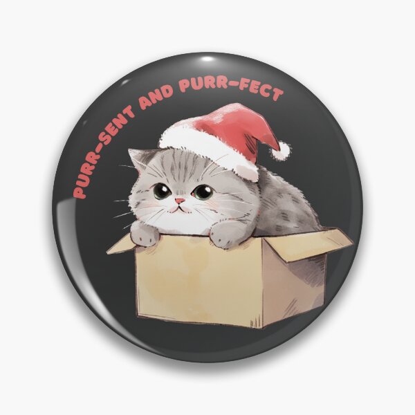 Item preview, Purr-sent and purr-fect, Kitten is in the box designed and sold by Cherrita07.