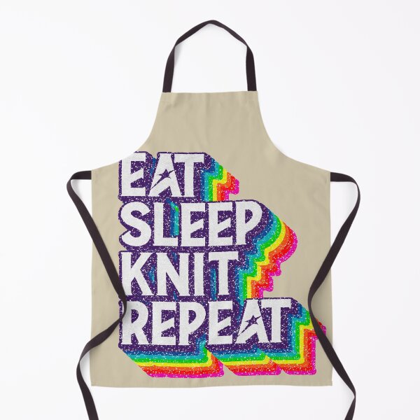 Item preview, Eat Sleep "KNIT" Repeat designed and sold by savasanaqueen.