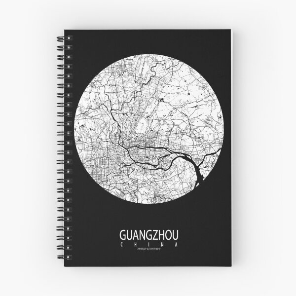 Item preview, Guangzhou City Map of Guangdong, China - Full Moon designed and sold by deMAP.