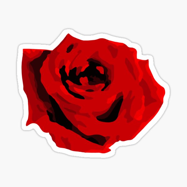 Huevember Rose Sticker