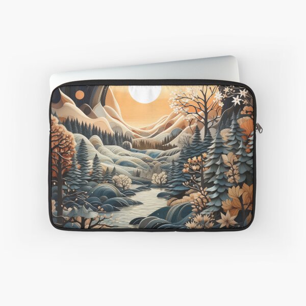 Item preview, Nordic Winter Woodlands - Scenic Art Print designed and sold by SlayerOfKings.