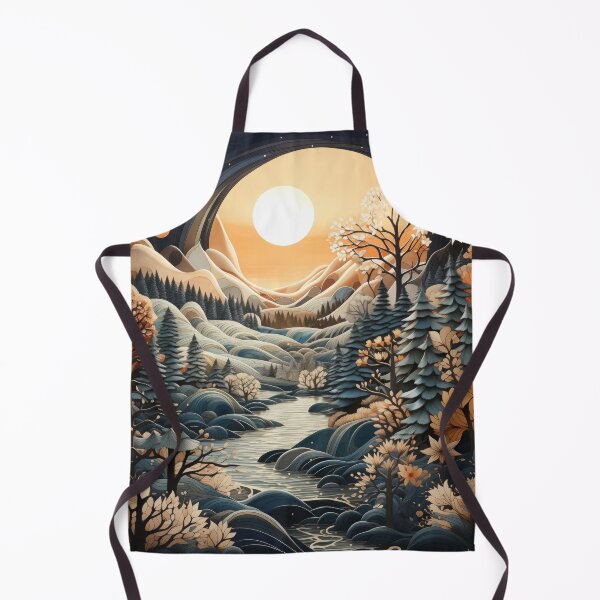 Item preview, Nordic Winter Woodlands - Scenic Art Print designed and sold by SlayerOfKings.