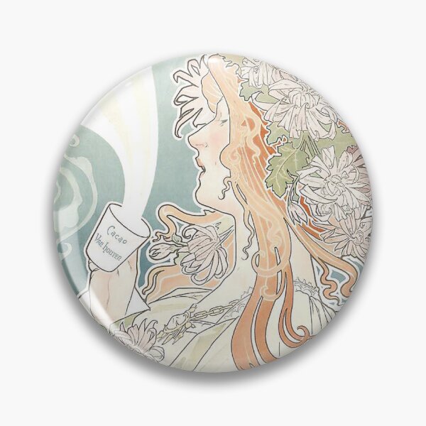 Item preview, Art nouveau Vintage Chocolate Advertising by Alfonse Mucha designed and sold by cutesy.