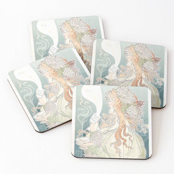 Item preview, Art nouveau Vintage Chocolate Advertising by Alfonse Mucha designed and sold by cutesy.