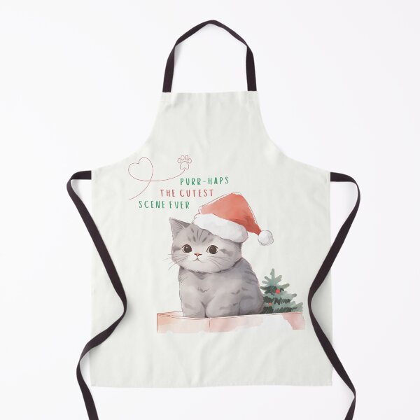 Item preview, Purr-haps the cutest scene ever, Christmas kitten in the box designed and sold by Cherrita07.