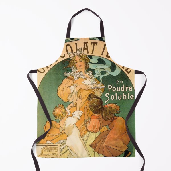 Item preview, Vintage chocolate advertising poster by Alfonse Mucha designed and sold by cutesy.
