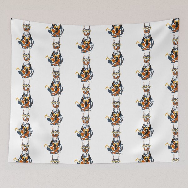 Item preview, Dobermann Hipster Dog designed and sold by LionessLove.