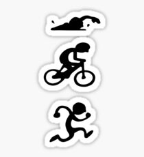 Triathlon sport Sticker