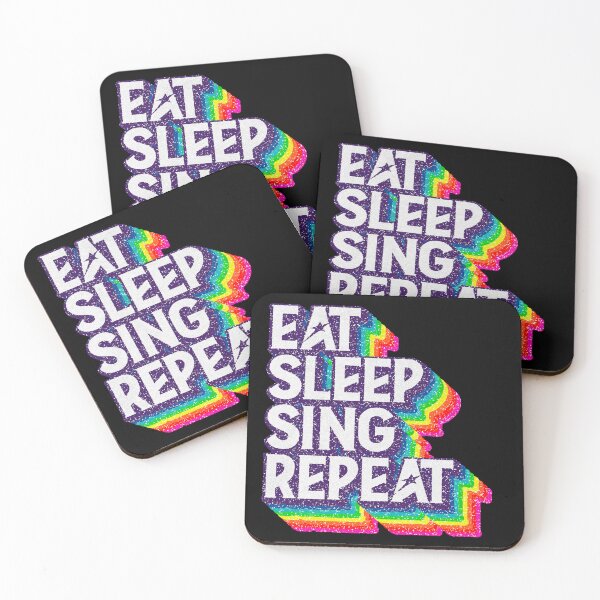 Artikelvorschau, Eat Sleep „SING“ Wiederholen entworfen und verkauft von savasanaqueen.
