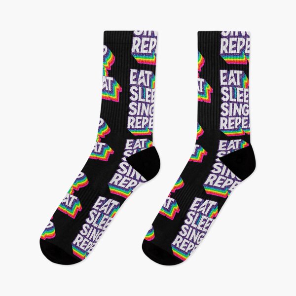 Item preview, Eat Sleep "SING" Repeat designed and sold by savasanaqueen.